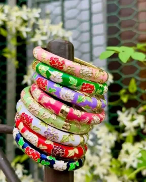 Fashion Ethnic Enamel Filigree Cloisonné Bracelet