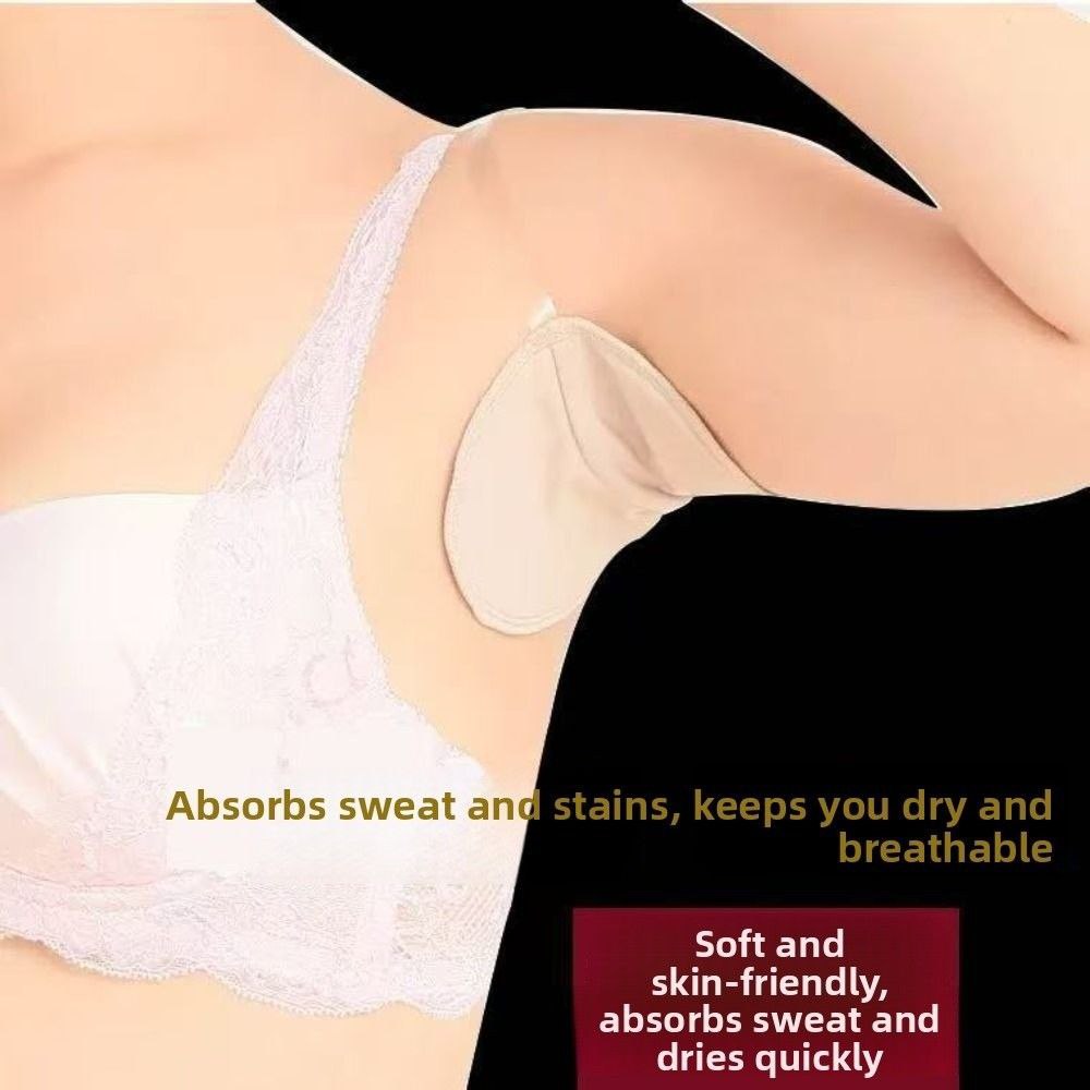Waterproof Armpit Sweat Pads with Transparent Shoulder Straps