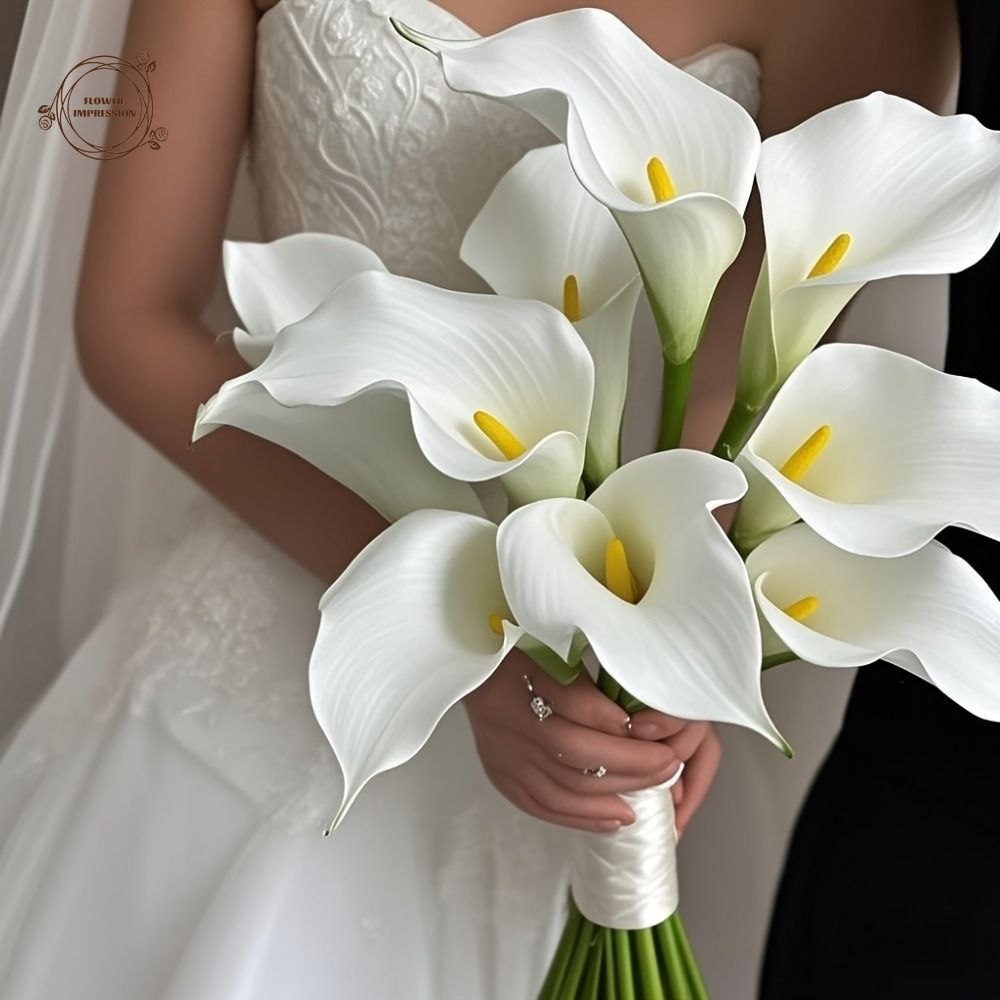 Artificial PU Touch Calla Lily Flower