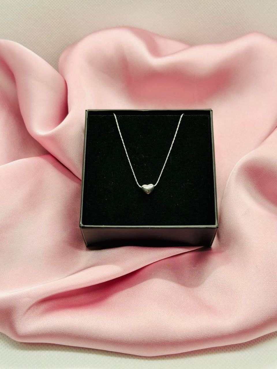 925 Sterling Silver Moon Zircon Pendant Necklace