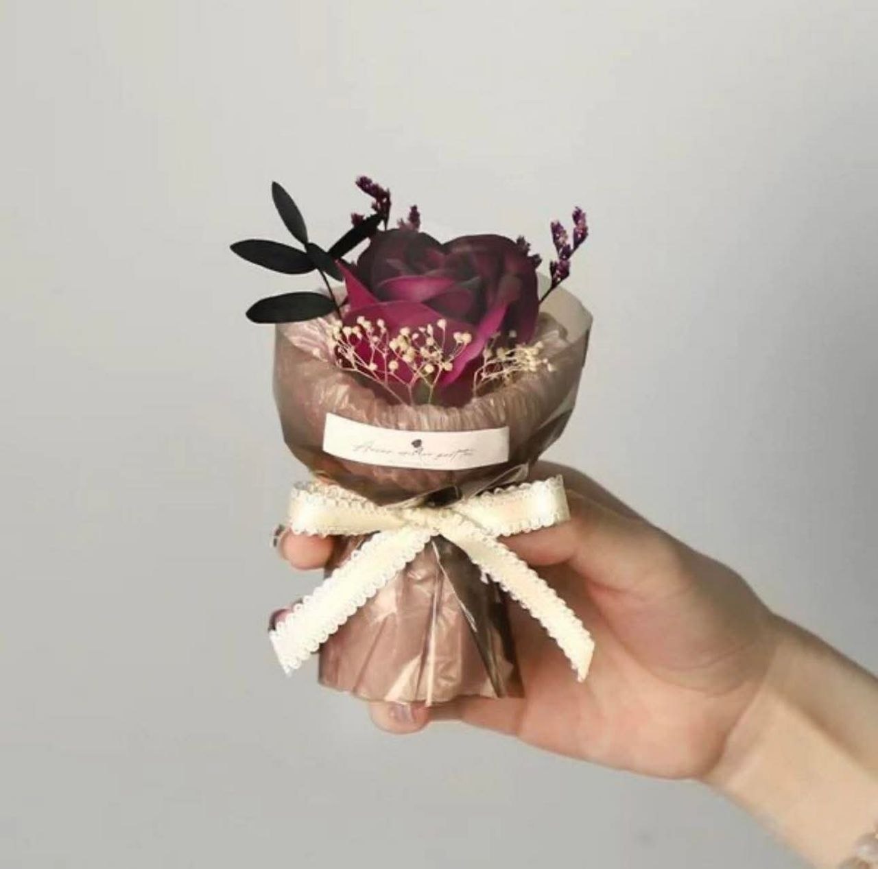 Mini Soap Rose Bouquet (7cm x 12cm)